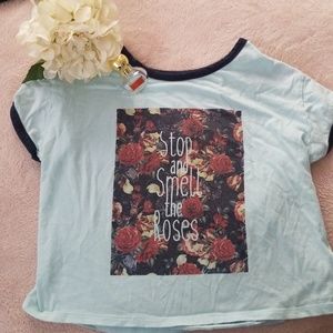 BONGO ringer crop top